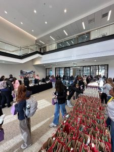 Stonehill Skyhawks fueling up for their final exams with W.B. Mason!