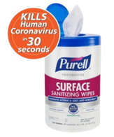 Purell Surface Sanitizing Wipes 