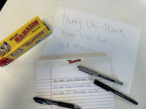 Happy Uni-Weel from Who But W.B. Mason!