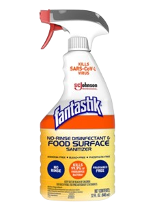 Fantastik No Rinse Disinfectant & Food Surface Sanitizer Outdoor Dining Furniture 