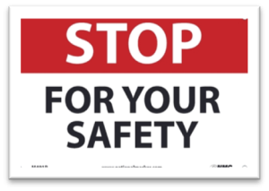 Directional Safety Signs